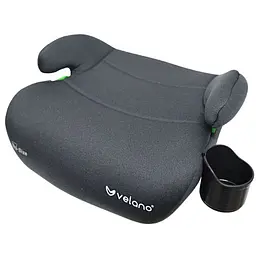 Бустер VELANO Caro 125-150 см з підстаканником grey (48141) - мініатюра 2