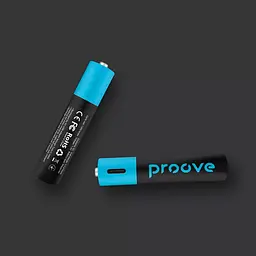 Акумуляторні батарейки Proove USB-C Compact Energy 750mAh AAA 2шт Black (RBCE75010008) [104198] - мініатюра 2