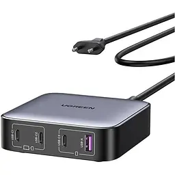 Зарядний пристрій 4xUSB 100W (3хUSB-C+USB-A) Gan Nexode чорний CD328 Ugreen Desktop Fast Charger (90928) - мініатюра 6