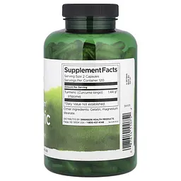 Натуральна добавка Swanson Full Spectrum Turmeric 720 мг 240 капсул - мініатюра 2