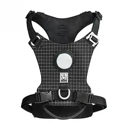 Шлея для собак Truelove TLH6771 з LED-підсвічуванням і тримачем для GPS-трекера Чорний, S - мініатюра 2