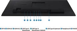 Монiтор Samsung 27" S27D400 (LS27D400GAIXUA) IPS Black 100Hz - мініатюра 10