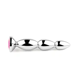 Анальна пробка B - Series HeavyFun Jewellery № 1, 13.5 см (сріблястий) - мініатюра 4
