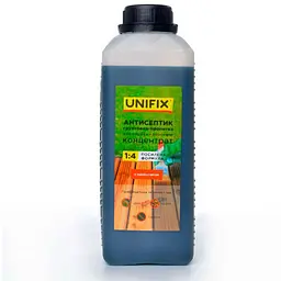 Ґрунтовка просочення антисептик для обробки деревини Unifix 1кг x 1:4 концентрат