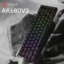 Клавіатура Ajazz AK680 V2 Ice Island Magnetic Switch USB Black (AK680-V2-I-S-B) - мініатюра 4