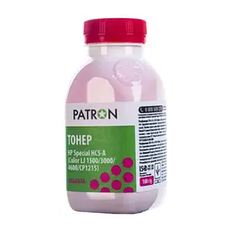 Тонер HP CLJ 1500/3000/4600/CP1215) MAGENTA 100г Patron (HCS-A-M-100) - мініатюра 2