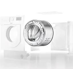 Пральна машина Whirlpool BIWMWG71484E із сушаркою - мініатюра 9