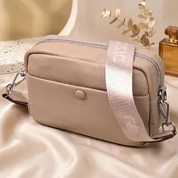 Сумка для жінок з натуральної шкіри Vintage 22437 бежева