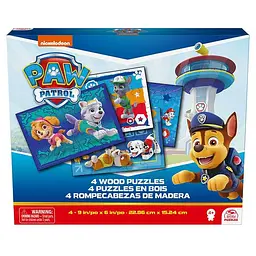 Пазл Paw Patrol дерев'яний 4 в 1 (SM98490/6066803) - мініатюра 3