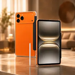 Планшет MEIJIAHUI 5G 7" 17 PRO I17 8000 mAh 5 Мп 8 Мп Android 15 Помаранчевий - мініатюра 7