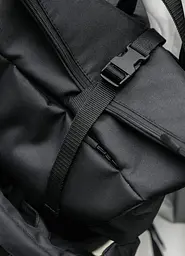 Жіночий рюкзак Sambag RollTop KZN чорний 41 х 27 х 18 см (24300065) - мініатюра 5