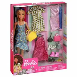 Лялька Barbie з нарядами, 29 см (GDJ40) - мініатюра 3