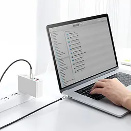 Кабель Baseus Cafule Metal USB-C to USB-C 100W 2m Black (CATJK-D01) [71408] - мініатюра 6