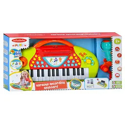 Дитяче ігрове піаніно Infunbebe LML7710(Red) з мікрофоном - мініатюра 3