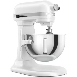 Кухонна машина KitchenAid Heavy Duty 5KSM55SXXEWH з підйомною чашею 5.2 л біла (5KSM55SXXEWH) - мініатюра 4