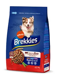 Сухий корм Brekkies Excel Dog Beef 3 кг для дорослих собак усіх порід з яловичиною