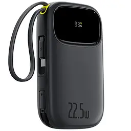 Зовнішній акумулятор Baseus Power Bank EnerFill FC31 Dual-Cable 10000mAh 22.5W (PPQD3-1022D) Black - мініатюра 2