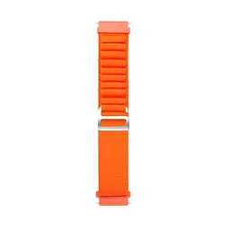 Ремінець для Xiaomi Amazfit Bip Bip Lite Bip U Bip 1S Bip 3 - помаранчевий Watchbands NormalCloth Wave ширина кріплення 20мм нейлоновий (W26-5WB20712975) - мініатюра 3