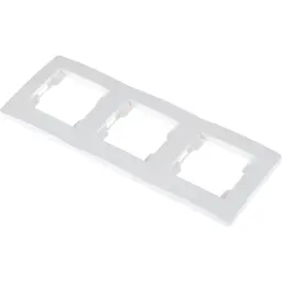 Рамка Brille для розетки ZB-3F wh - мініатюра 2