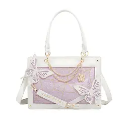 Сумка в стилі Лоліта рожева Lolita Bag pink 35x25x10 см