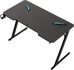 Геймерський комп'ютерний стіл GT Racer T-1213, 120x60x73 Black (T-1213 (120x60x73) Black) - мініатюра 5