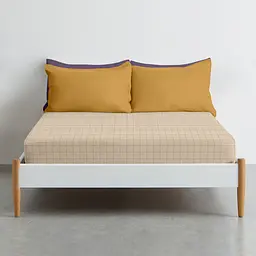 Простирадло євро Cosas BEIGE GEOMETRY 220х240 см (CellAshbeige_240s) - мініатюра 3