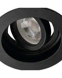 Кільце точкового світильника Kanlux 38362 ARET 1x10W IP20 чорне - мініатюра 2