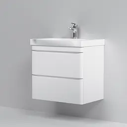 Тумба підвісна AM.PM Like 65 см з умивальником (M80-FHX0652-WC0652-38) - мініатюра 4