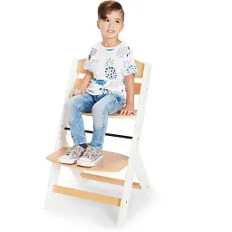 Стільчик для годування Kinderkraft Enock Gray Wood (KKKENOCGRY0000) - мініатюра 6