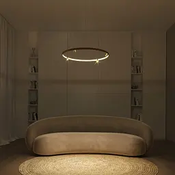 Люстра MJ-Light LOOP D740 4000K GD 12030 - мініатюра 4
