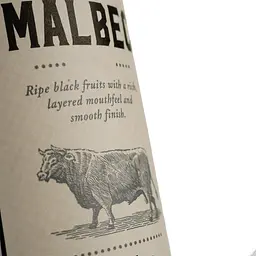 Вино Beefsteak Club Beef&Liberty Malbec, червоне, сухе, 13,5%, 0,187 л (722975) - мініатюра 3