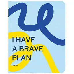 Блокнот для планирования Orner I have a brave plan патриотический голубой