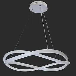 Стильна підвісна LED-люстра Art 2463/800 WH - мініатюра 4