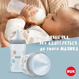 Пляшечка для годування Nuk Perfect Match з індикатором температури, з соскою з силікону з отвором S 150 мл гілка (3954132) - мініатюра 8