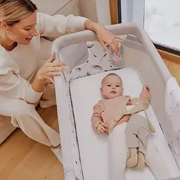 Ліжечко приставне Lionelo Aurora beige cappuccino (LO-AURORA BEIGE CAPPUCCINO) - мініатюра 11