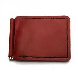 Шкіряний затиск для грошей Gofin 11,5х8,5 см acs0011969