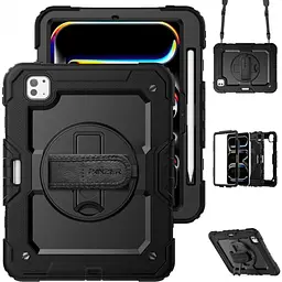 Чохол ArmorStandart Panzer для Apple iPad Pro 11` (2024-2025) Black (ARM82527) [135041] - мініатюра 4