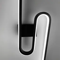 Настінний чорний LED світильник у корпусі 100х15 см Line F Арт. WM32/1000 - мініатюра 3