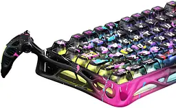 Клавіатура GravaStar Mercury V75 Pro 80keys Magnetic Jade Gaming 8K USB-A RGB Neon Graffiti (GSV75PRO_U_CG_BLK) - мініатюра 4