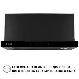Витяжка телескопічна PERFELLI ISEO 6PSF NERO - мініатюра 2