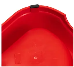 Миска для собак та котів Ferplast Party 20 пластикова кутова червона 24x21x7 см 500 мл 71120099 - мініатюра 5