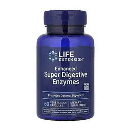 Витаминно-минеральный комплекс Life Extension Пищеварительные ферменты, Enhanced Super Digestive Enzymes, 60 вегета (LEX-20216)