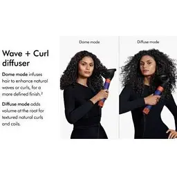 Мультистайлер Dyson Airwrap id multi-styler and driver Curly+Coily Red Velvet/Gold (596928-01) - мініатюра 6