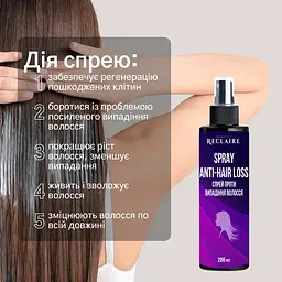Професійний набір від випадіння волосся Активатор росту Reclaire cosmetics - мініатюра 5