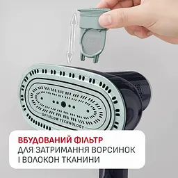 Відпарювач Tefal компактний AeroSteam S 1420 В чорний (DT9314E0) - мініатюра 9