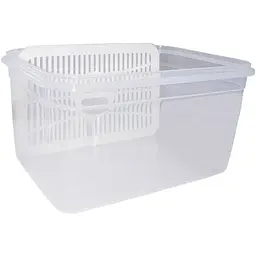 Контейнер Irak Plastik Fresh Box №3 прямокутний глибокий 2.4 л прозорий (LC230) - мініатюра 3