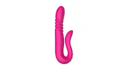 Вібратор B - Series Cute Deluxe Twirling Vibrating Thruster, 23 см (рожевий) - мініатюра 7