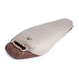 Спальник з натуральним пухом Naturehike Snowbird NH20YD001, p-р M, коричневий 350 г - мініатюра 2