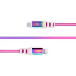 Дата кабель USB-C to Lightning 1.0m MFI Rainbow REAL-EL (EL123500054) - мініатюра 4