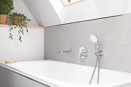 Душова система прихованого монтажу із змішувачем Grohe Eurosmart New Tempesta 250 UA26416SC3, Хром - мініатюра 4